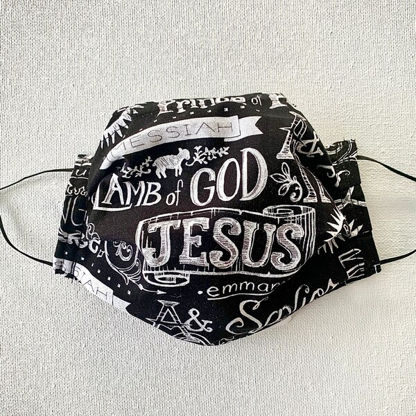 Jesus Face Mask - Etsy
