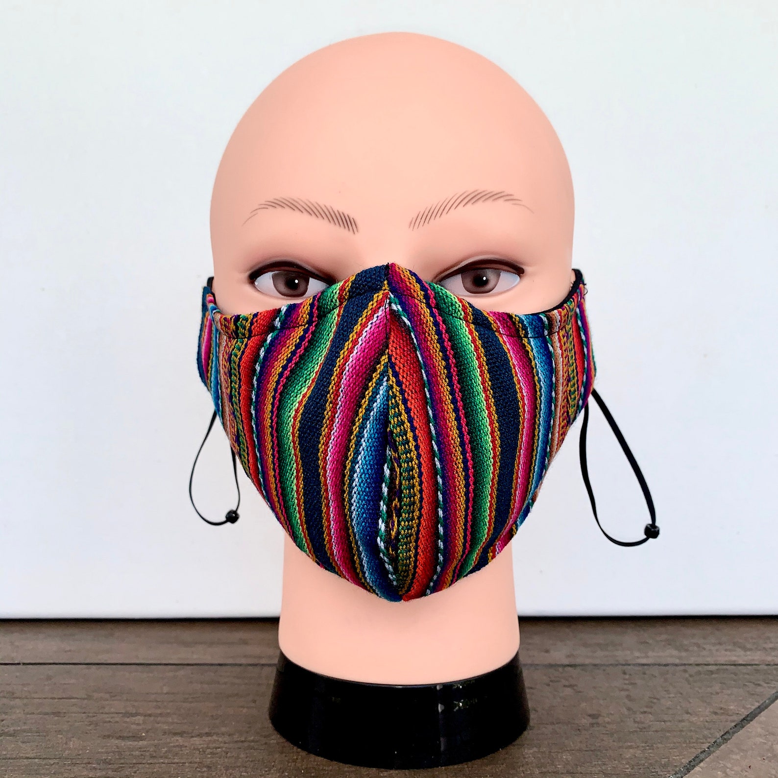 Peruvian Face Mask Tribal Face Mask Inca Fabric Mask Woven Etsy Hong Kong