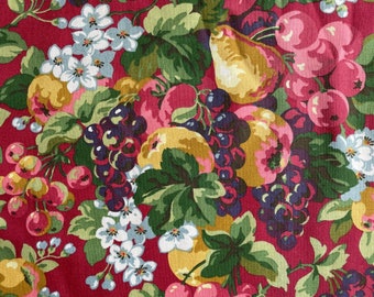 Beautiful curtains from Laura Ashley Rubens Red Collection - Fruit and Flowers