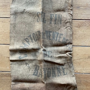 Hessian / Jute Antique French bag