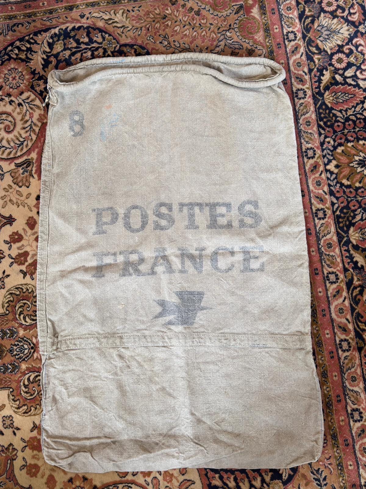 Sac vintage en toile de jute La poste - Usine A Gaz