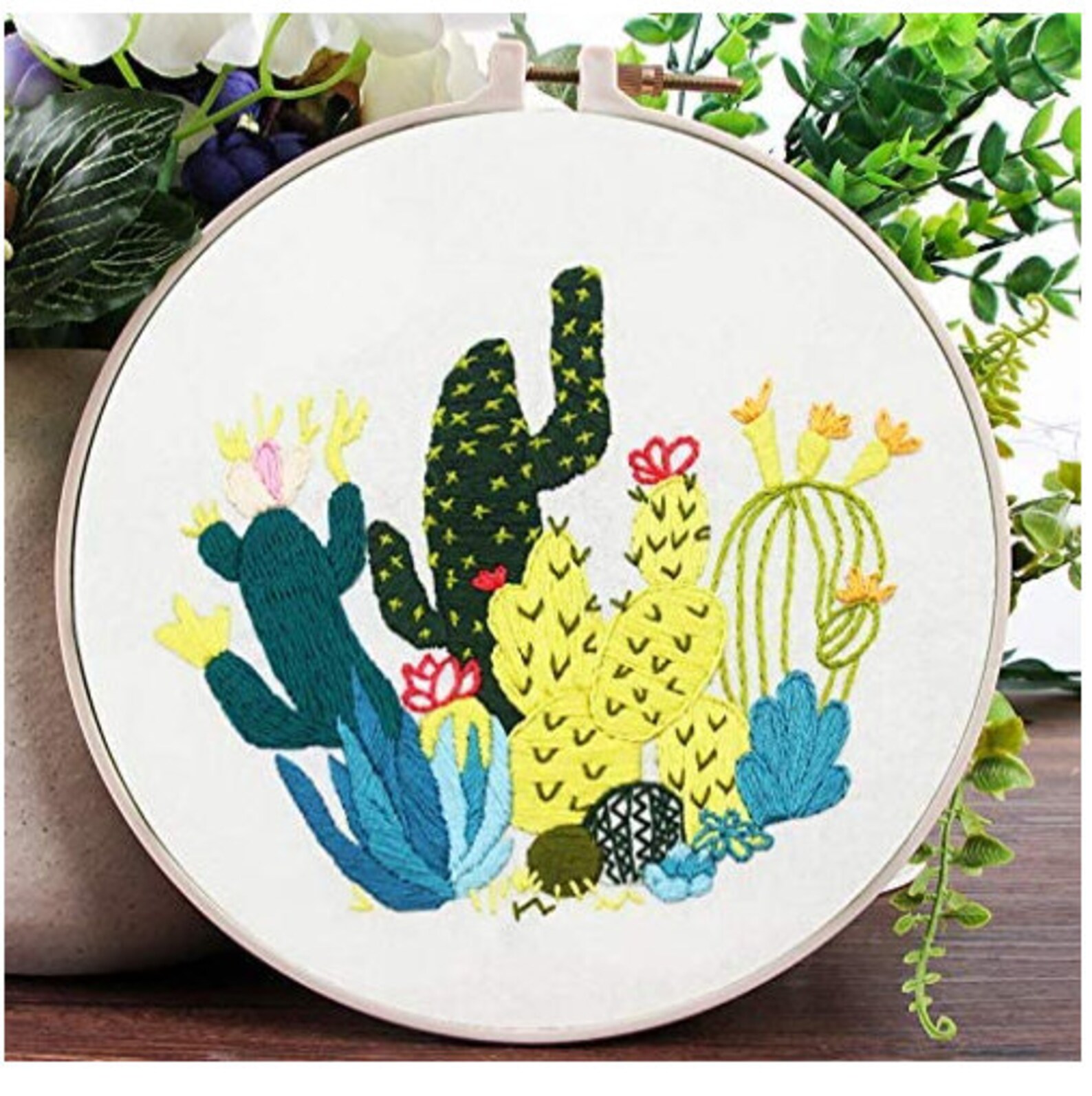 Embroidery Starter Kit with Pattern and Instructions 3 Pack Etsy