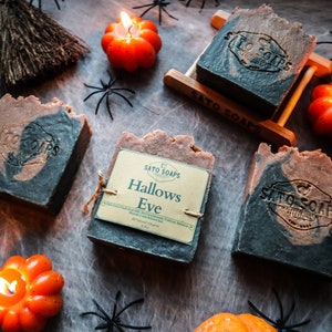 Hallows Eve wicked Goats-milk Charcoal and Red Sandalwood - Etsy