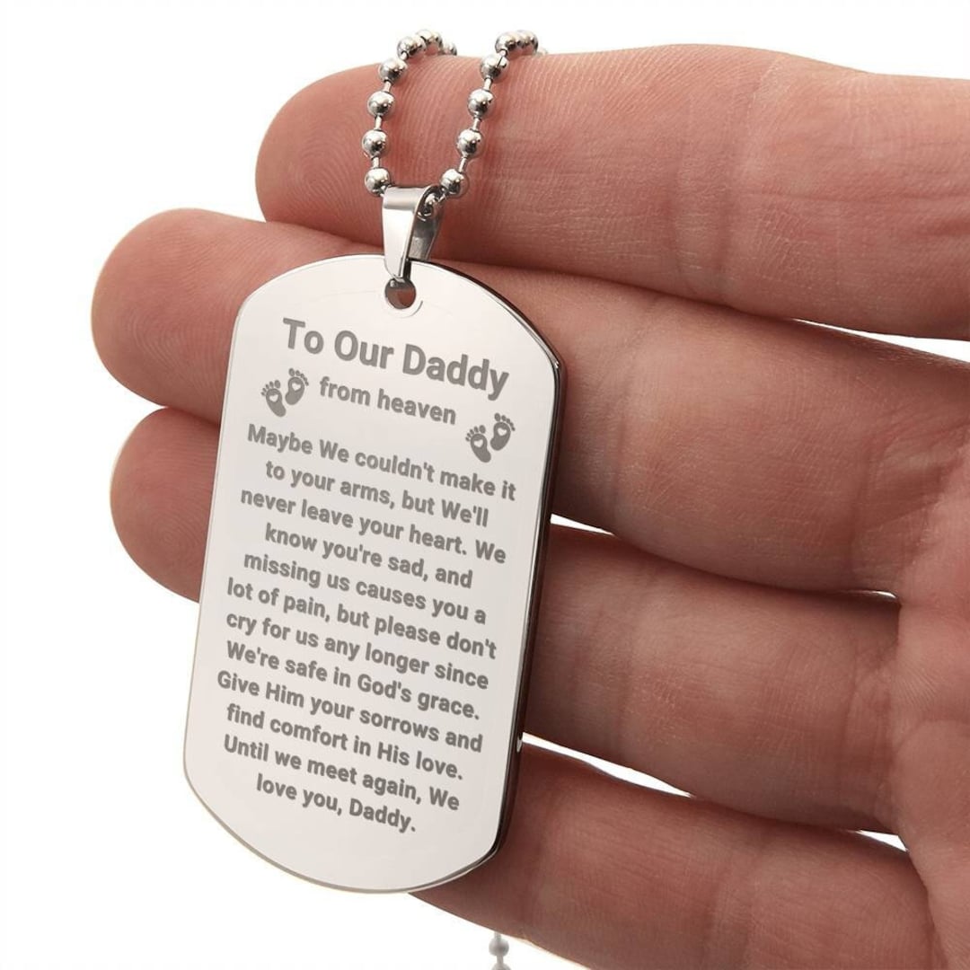 Twin Engraved Miscarriage Gift for Dad, Baby Loss Gift, Miscarriage