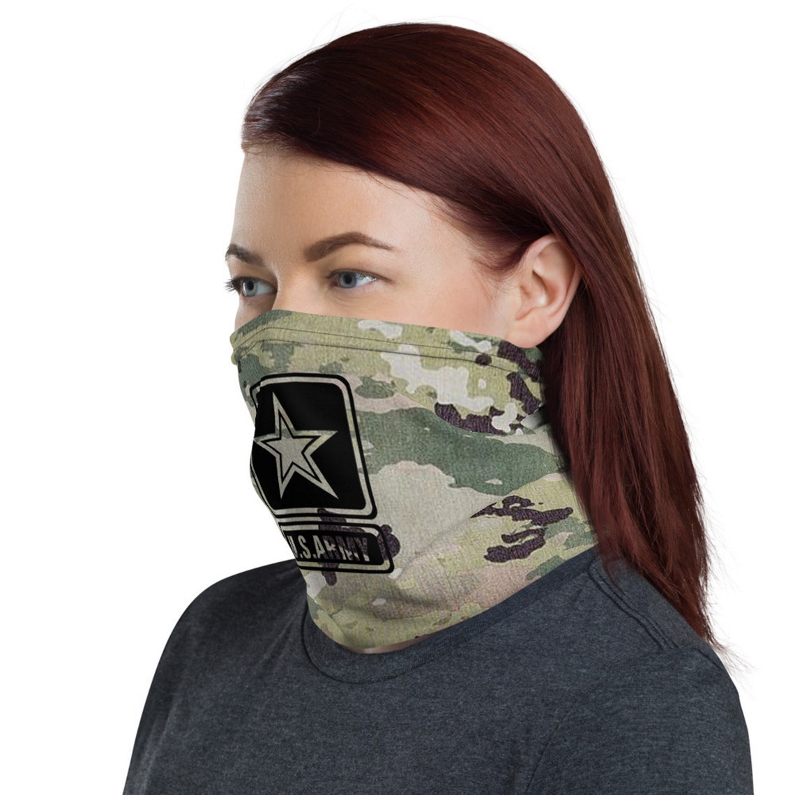 US Army Blackout OCP style Neck Gaiter Etsy