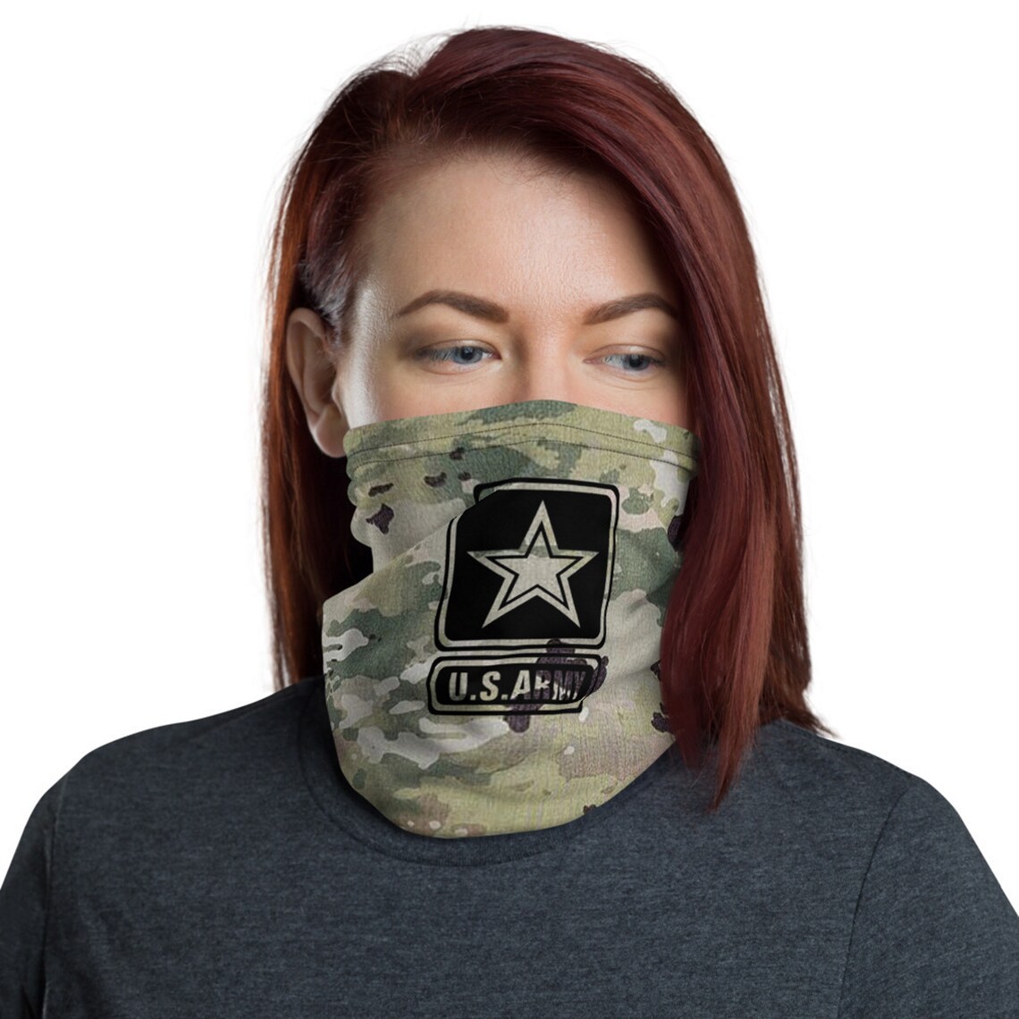 US Army Blackout OCP style Neck Gaiter Etsy