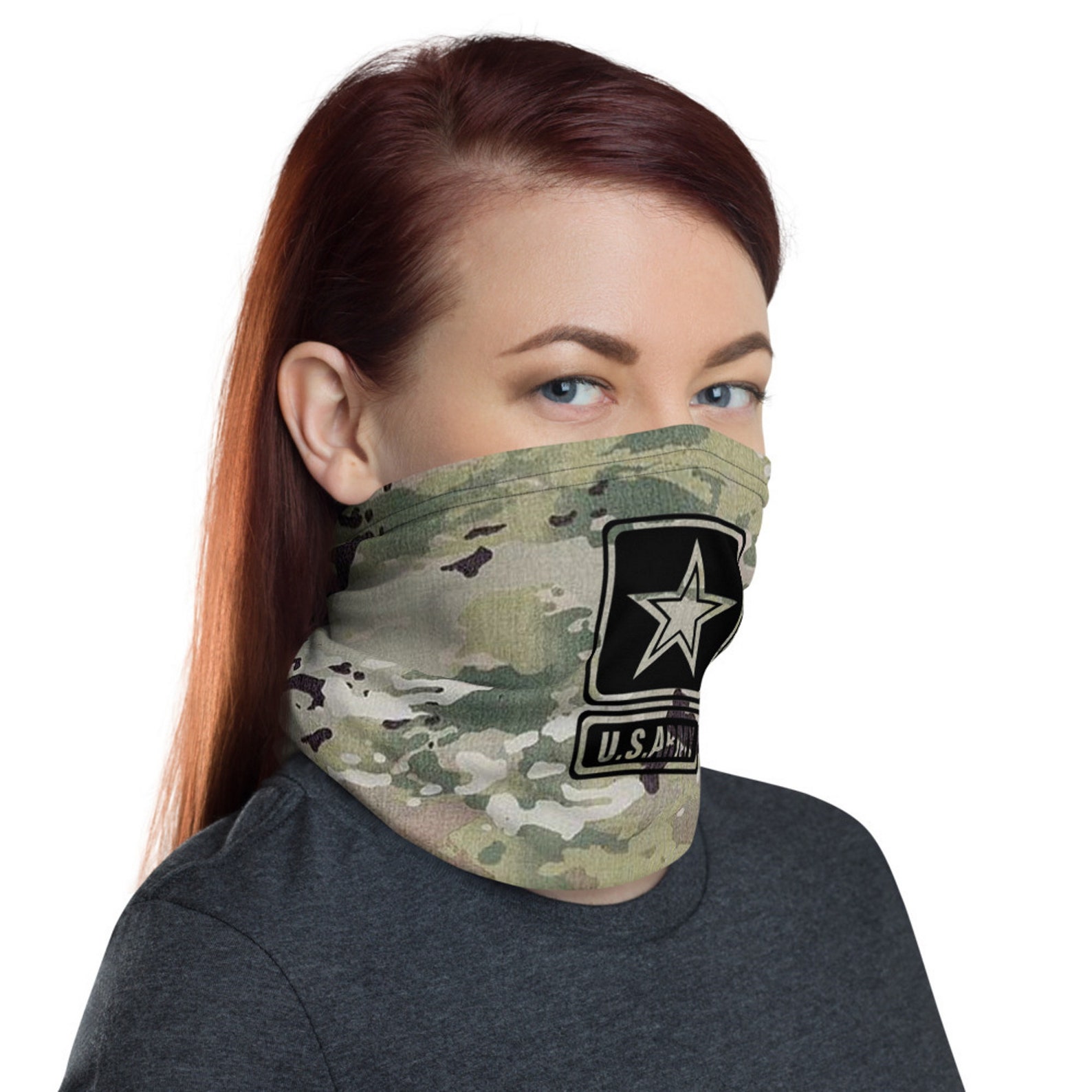 US Army Blackout OCP style Neck Gaiter Etsy