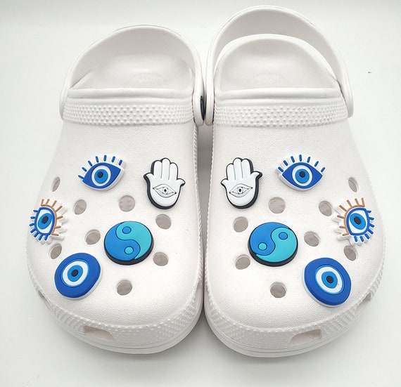 PVC shoe accessories / clogs sandals / bracelets / shoe accessories / party favors / birthday gifts / evil eye