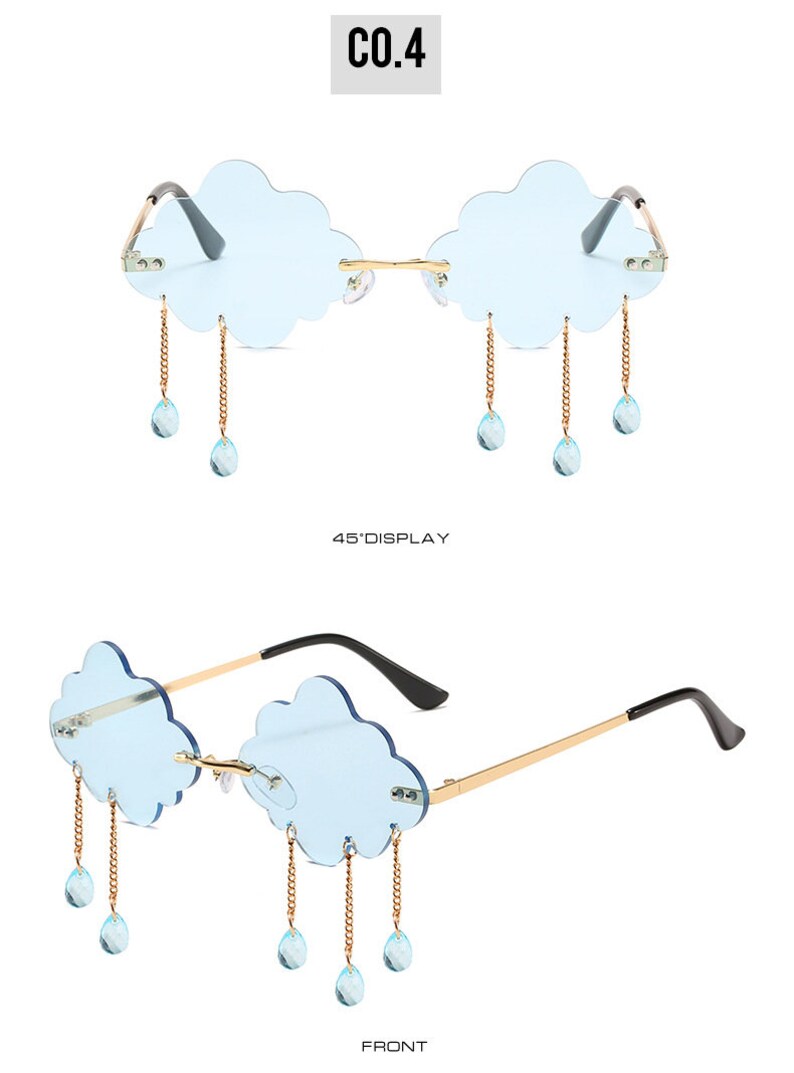 2020 personality rain sunglasses / cloud glasses / fashion | Etsy