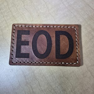 Leather Patch - EOD Brassard - Velcro
