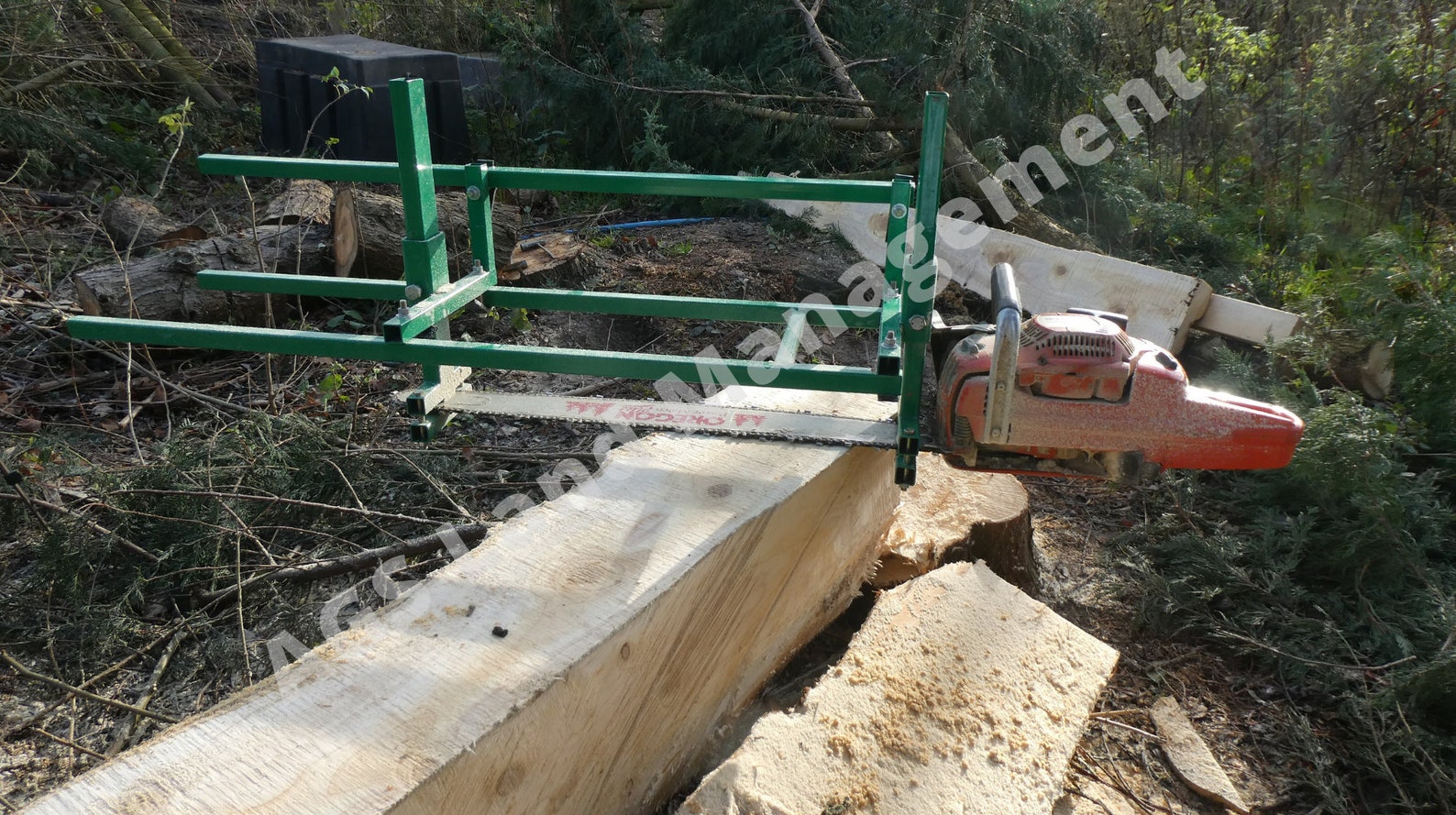 Chainsaw mill horizontal cut Alaskan log saw mill planking Etsy
