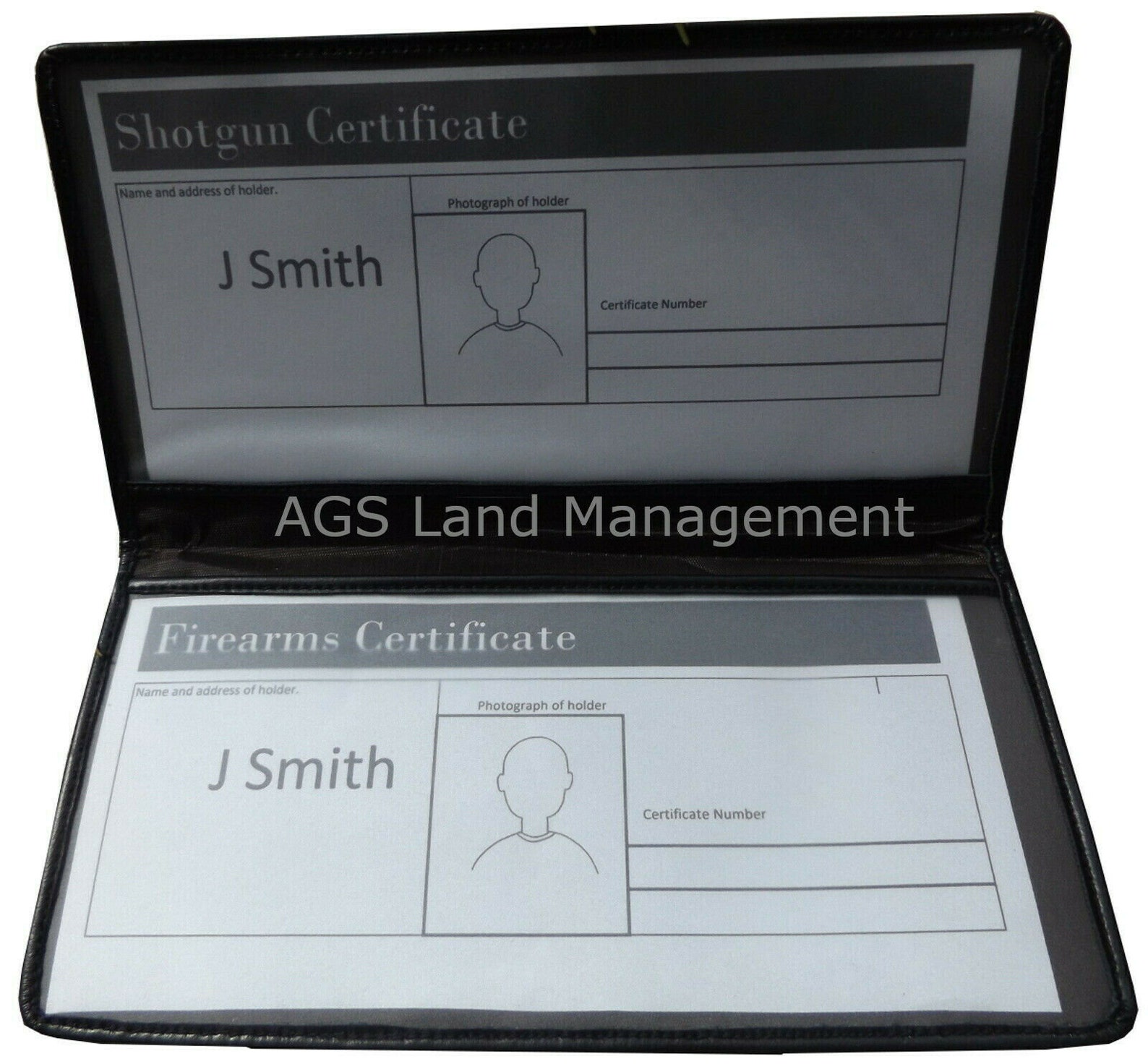 Shotgun licence holder shotgun certificate wallet double Etsy