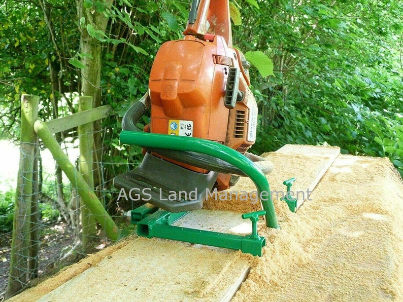 CHAINSAW MILL planking lumber boards milling vertical cut wood Etsy