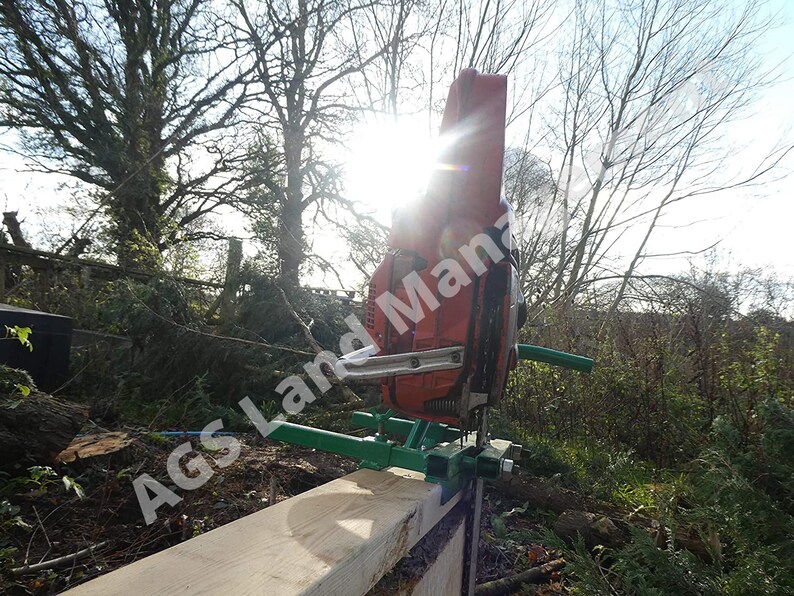 CHAINSAW MILL planking lumber boards milling vertical cut wood Etsy