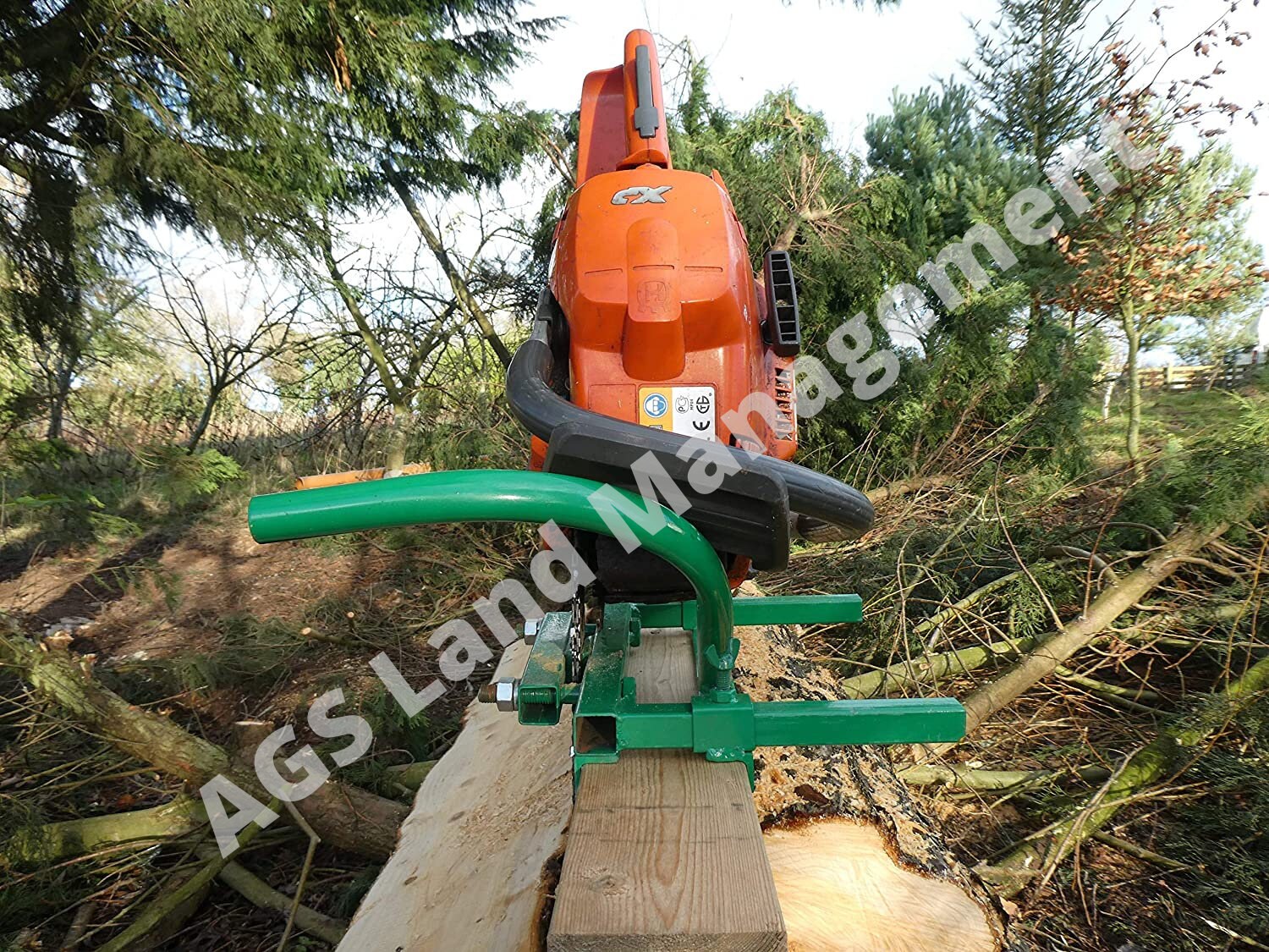 CHAINSAW MILL planking lumber boards milling vertical cut wood Etsy