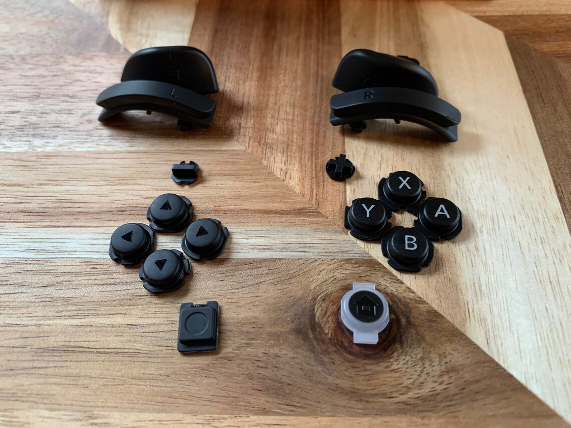 Nintendo Switch JoyCon Replacement Button Set Full Original Etsy