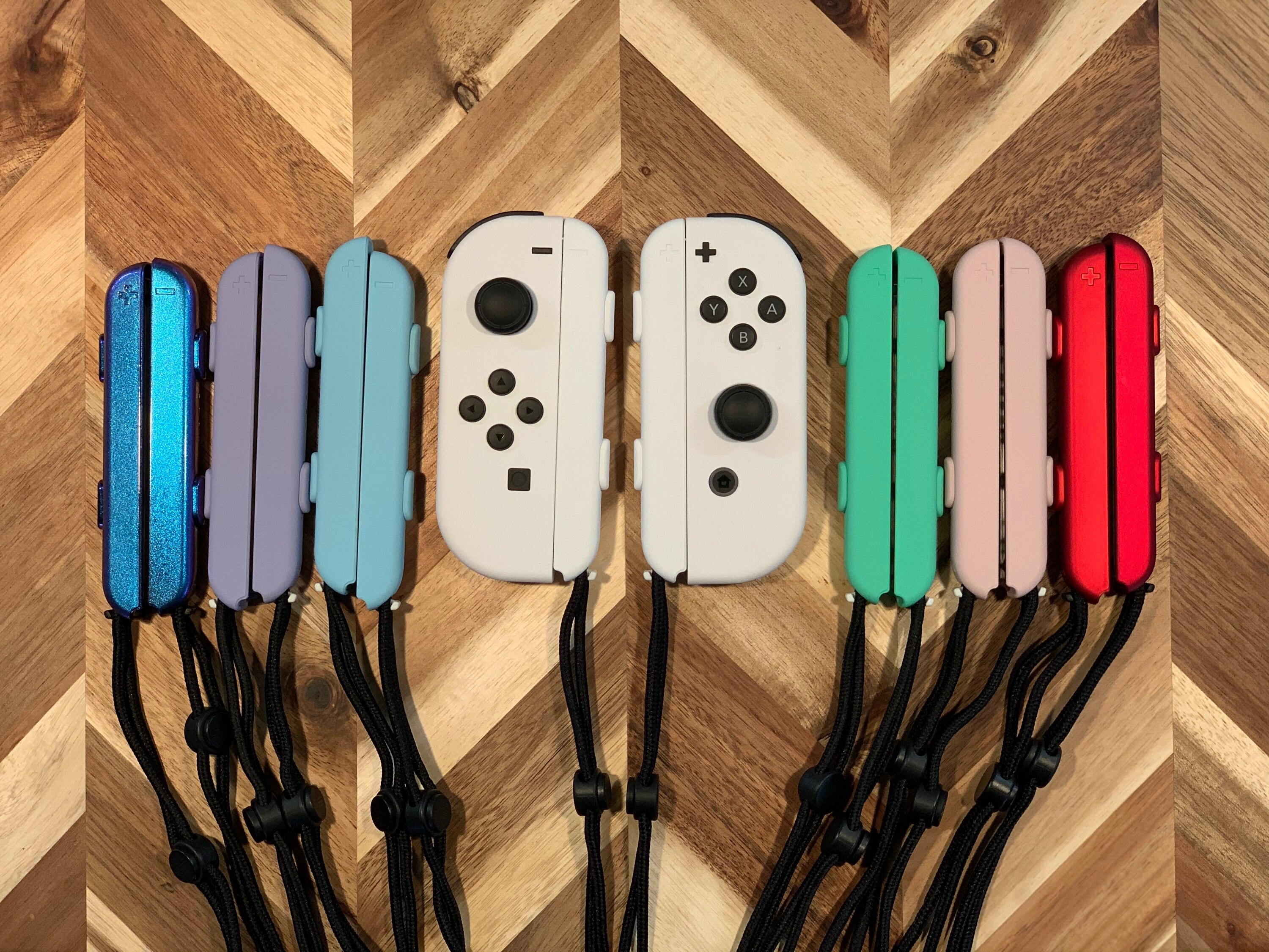 JoyCon Wrist Straps 1 Pair 9 Custom Colors for Nintendo Etsy