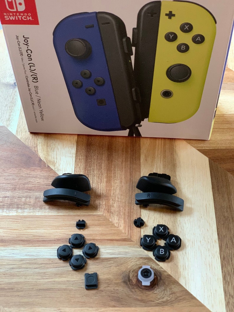 Nintendo Switch JoyCon Replacement Button Set Full Original Etsy
