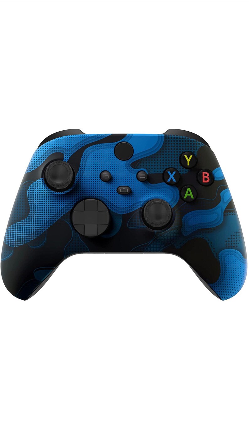 Xbox Series X/S Custom Blue Camo Controller | Etsy