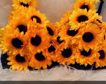 sunflower bralette
