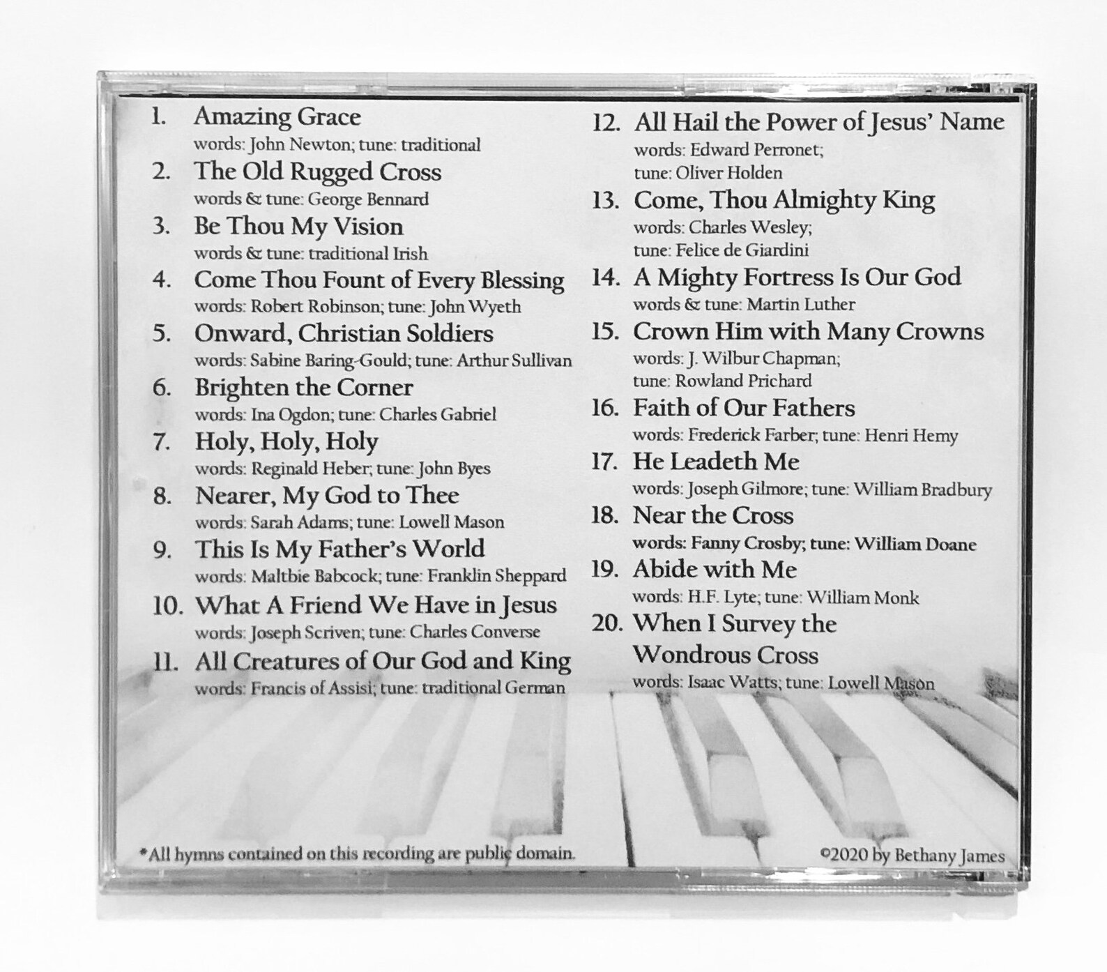 Sing-along Series: Hymns (digital Download) With Printable Lyrics - Etsy