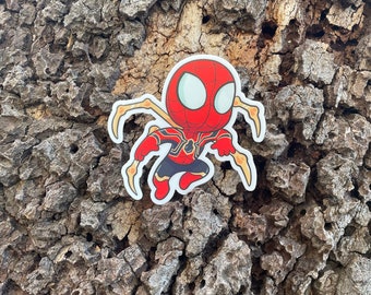 Iron Spider-Man 3" x 2.96" Die-Cut Sticker