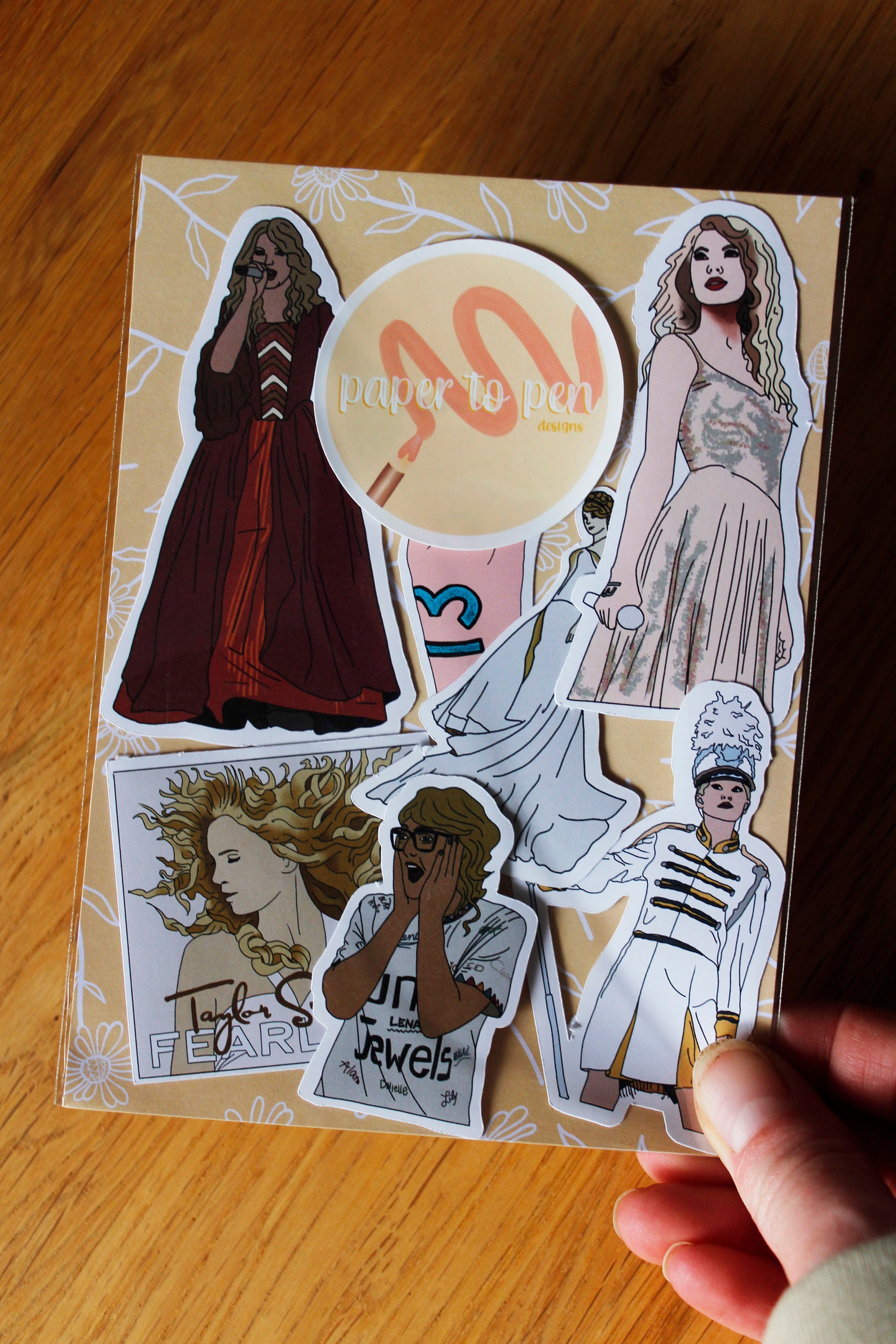 Taylor Swift Fearless Sticker Pack - Etsy