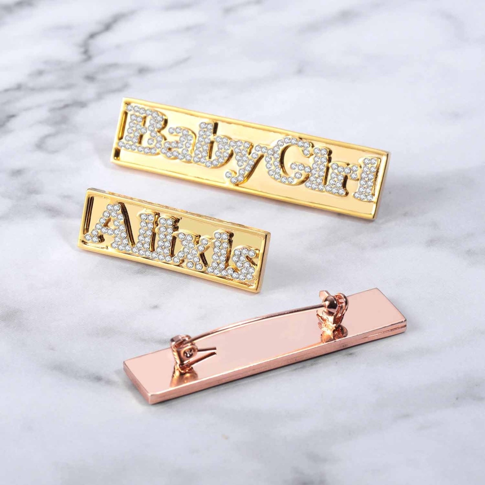 Name Tag Brooch Personalized Brooch Mother's Gift Etsy UK