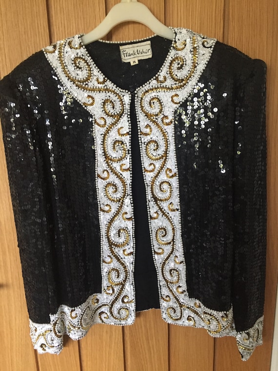 Frank Usher Sequin Evening Jacket