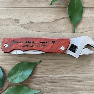 Personalized Multi Tool, Custom Tool for Dad, Birthday Present, Dad Gift from Daughter, Christmas Gift, Fathers Day Gifts, Groomsmen Gifts