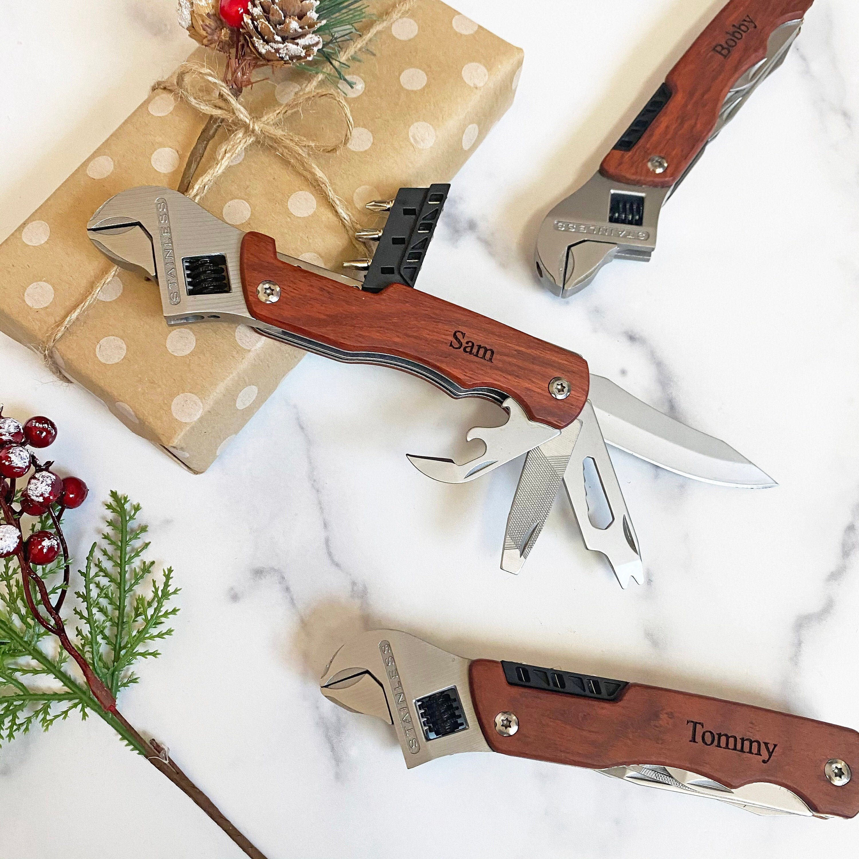 Personalized Multi Tool Christmas Gift For Dad Custom Multi Etsy