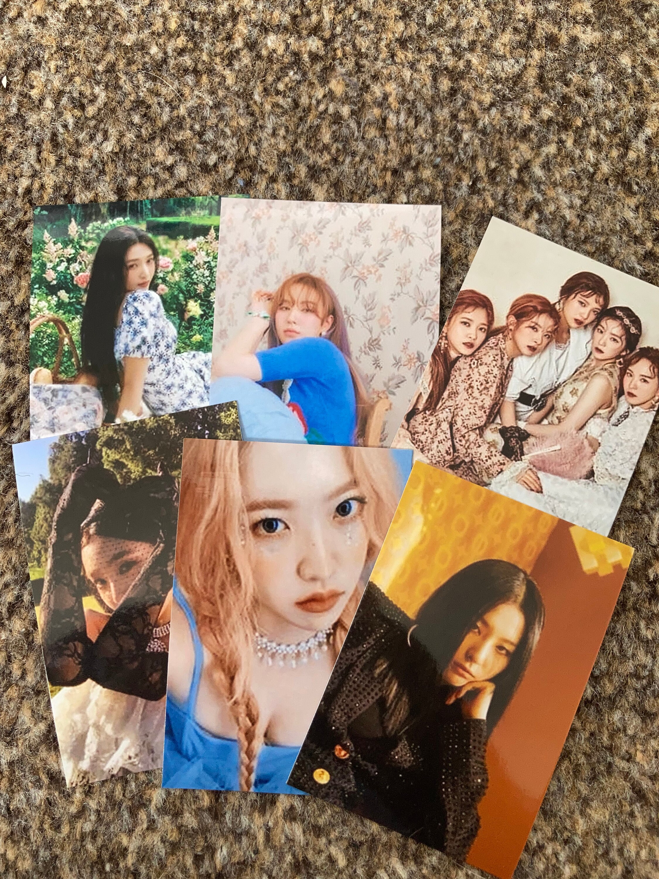 Red Velvet Wallet PhotoCards Etsy