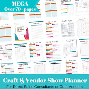 Handwerk Show Planer, Handwerksmesse Checkliste, Direktvertrieb Planer, Vendor Eventplaner, Small Business Planer, Craft Business Organizer