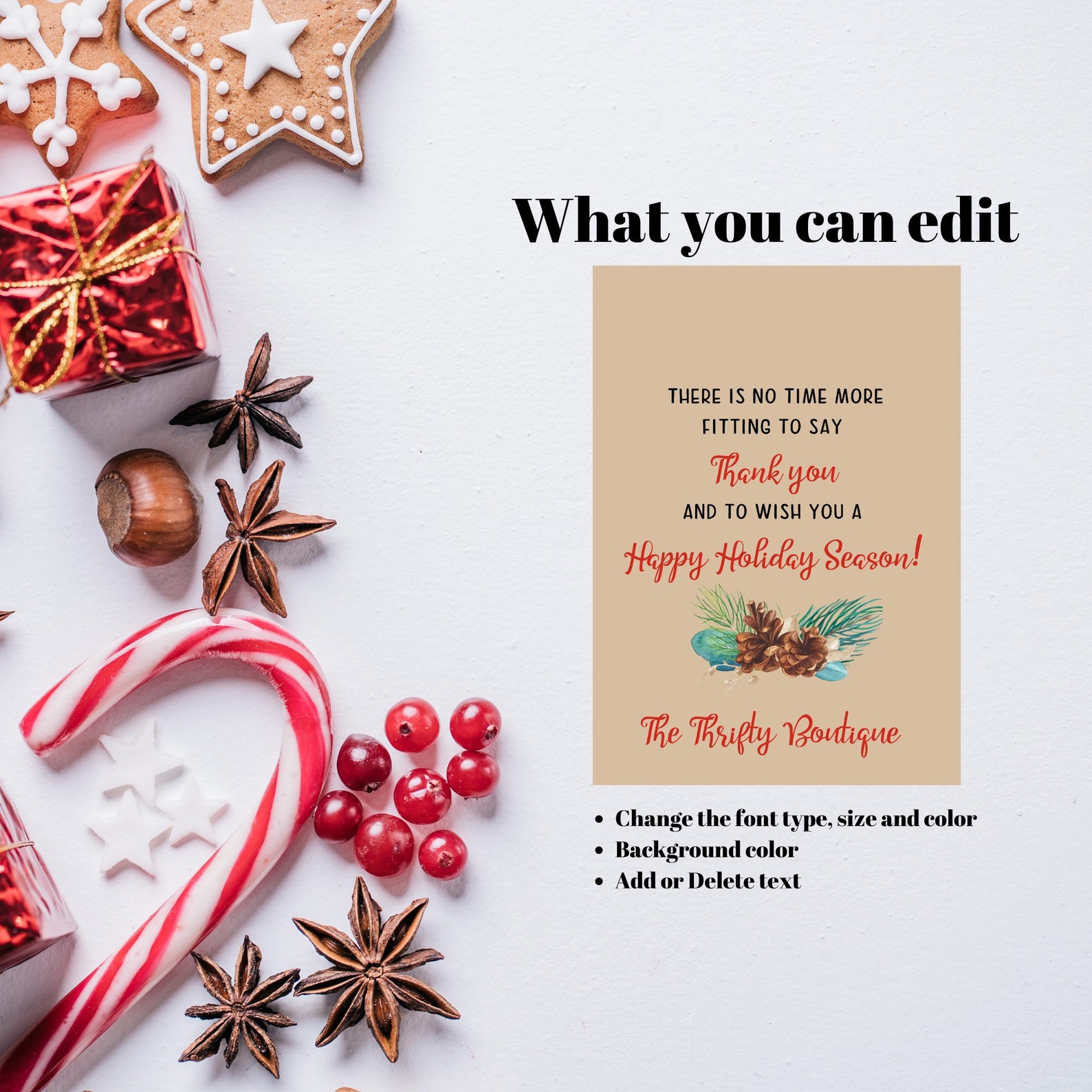 Business Christmas Postcard Business Holiday Postcard Etsy