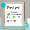 Square Payment Sign - Etsy