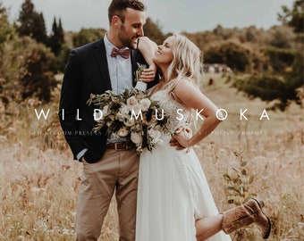 15 Boho Wedding Presets for Desktop Lightroom | Professional Presets for Wedding Photographers | Warm Natural Filters