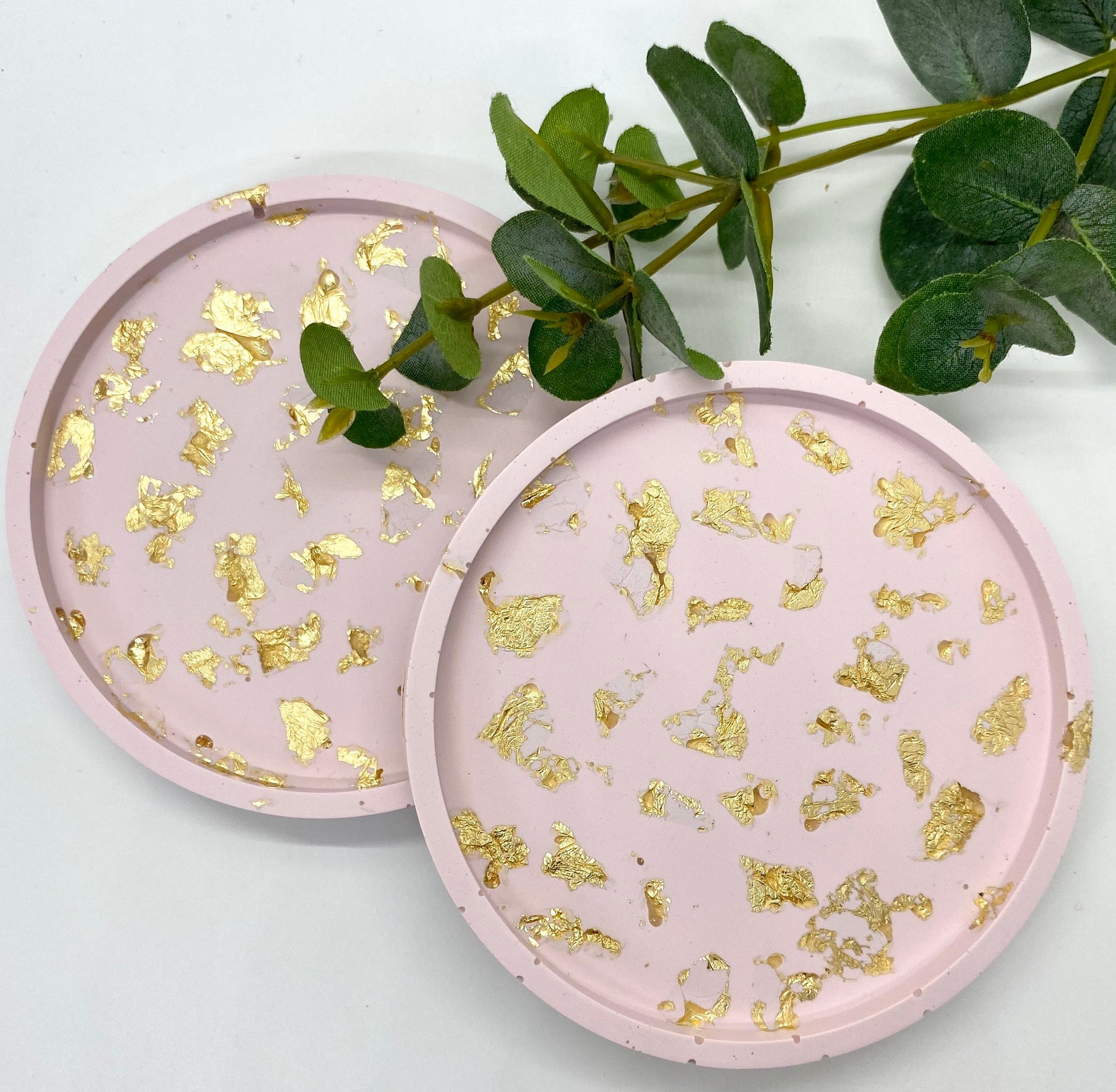 Jesmonite Coaster Custom Colour Custom Design Home Decor Gift Etsy