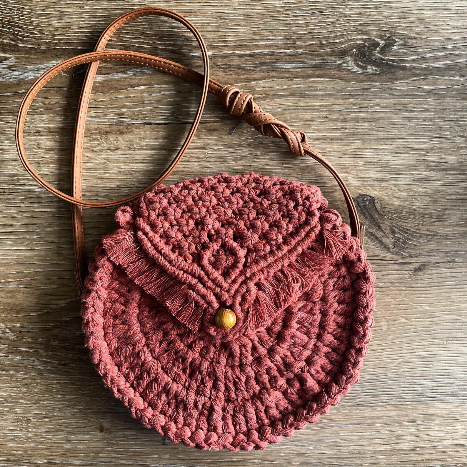 Macrame Crossbody Bag / Handmade Crossbody Bag Etsy