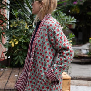 Quilted Reversible Kimono