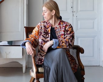 Vintage Kantha Jacke mit Stickerei