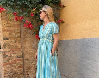 bamboo silk dress Bamboo Silk Wrap Dress ~ midi