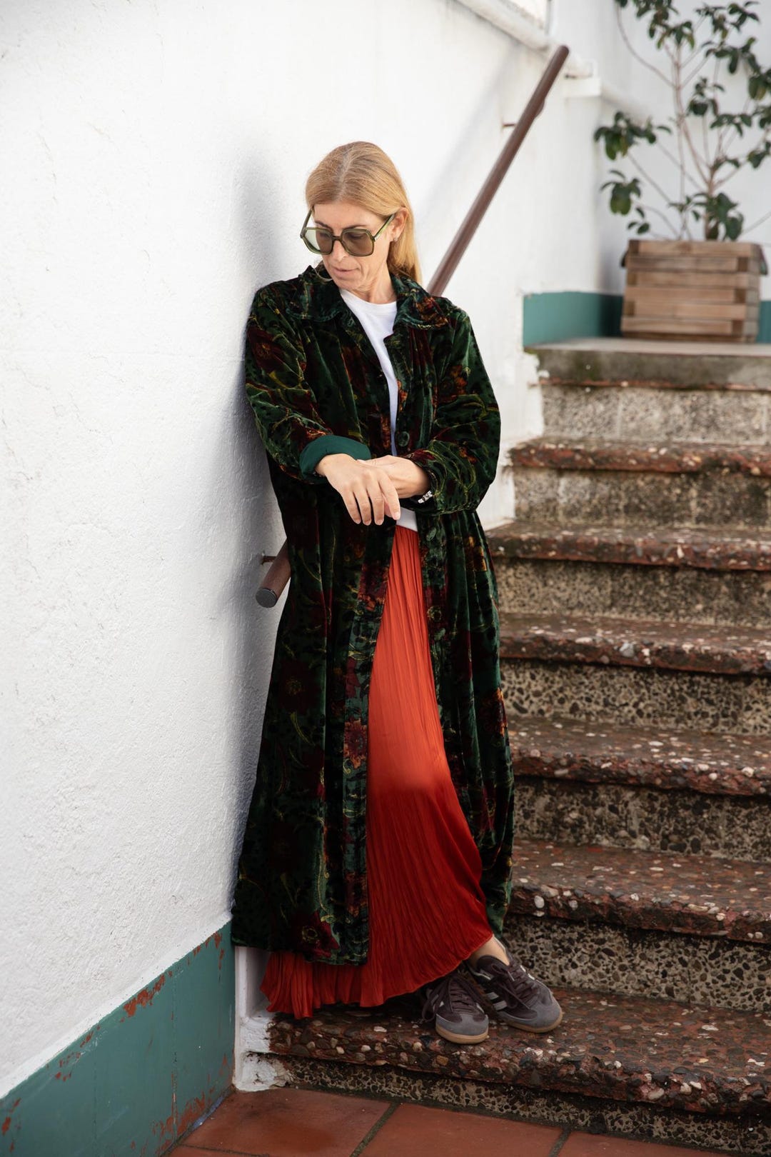 TAAKK ターク VELVET COAT ベルベットコート Silk Velvet Coat - Etsy Israel