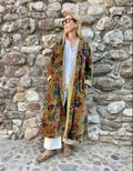 Long Velvet Jacket ( Green and white lining  inside ) product logo