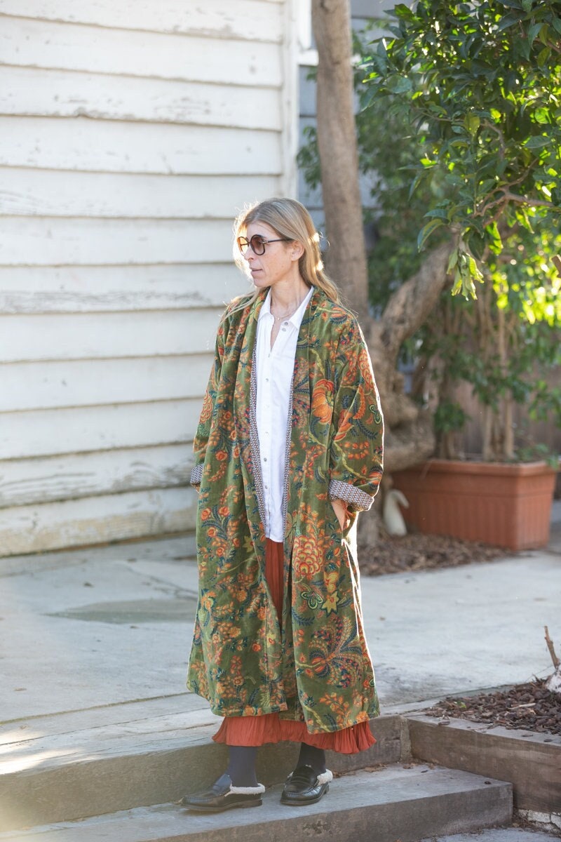 Long Velvet Jacket - Etsy