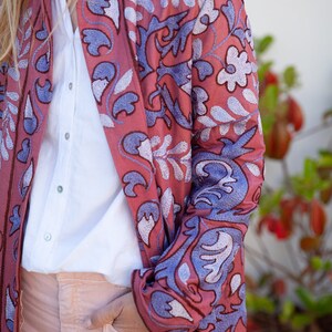 Long Vintage Suzani Jacket image 6