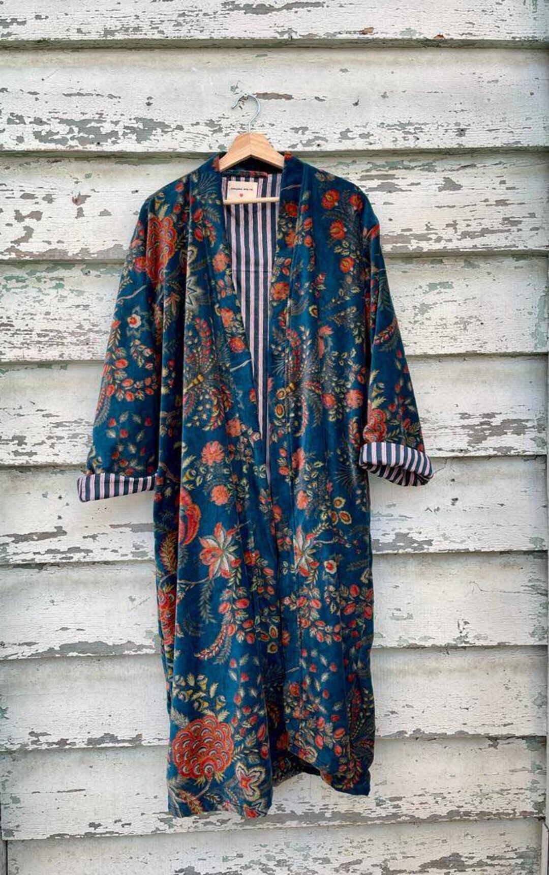 Long Velvet Jacket Etsy