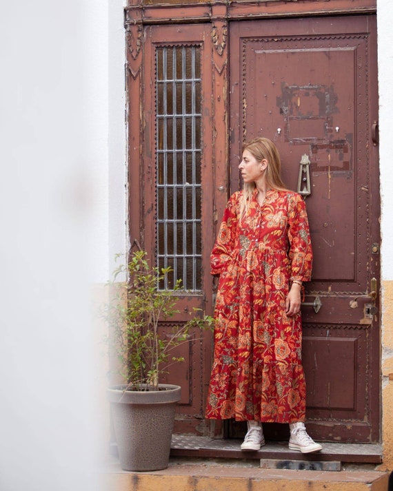 loretta midi dress Loretta Midi - Vermilion
