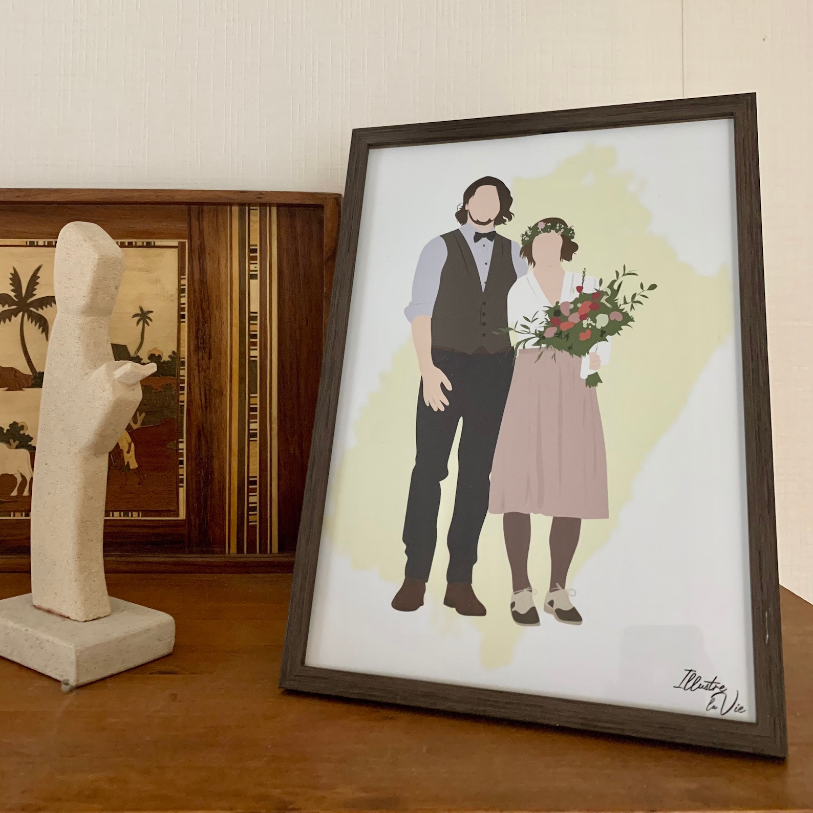 Personalisierte Illustrationen zum Einrahmen, Illustration