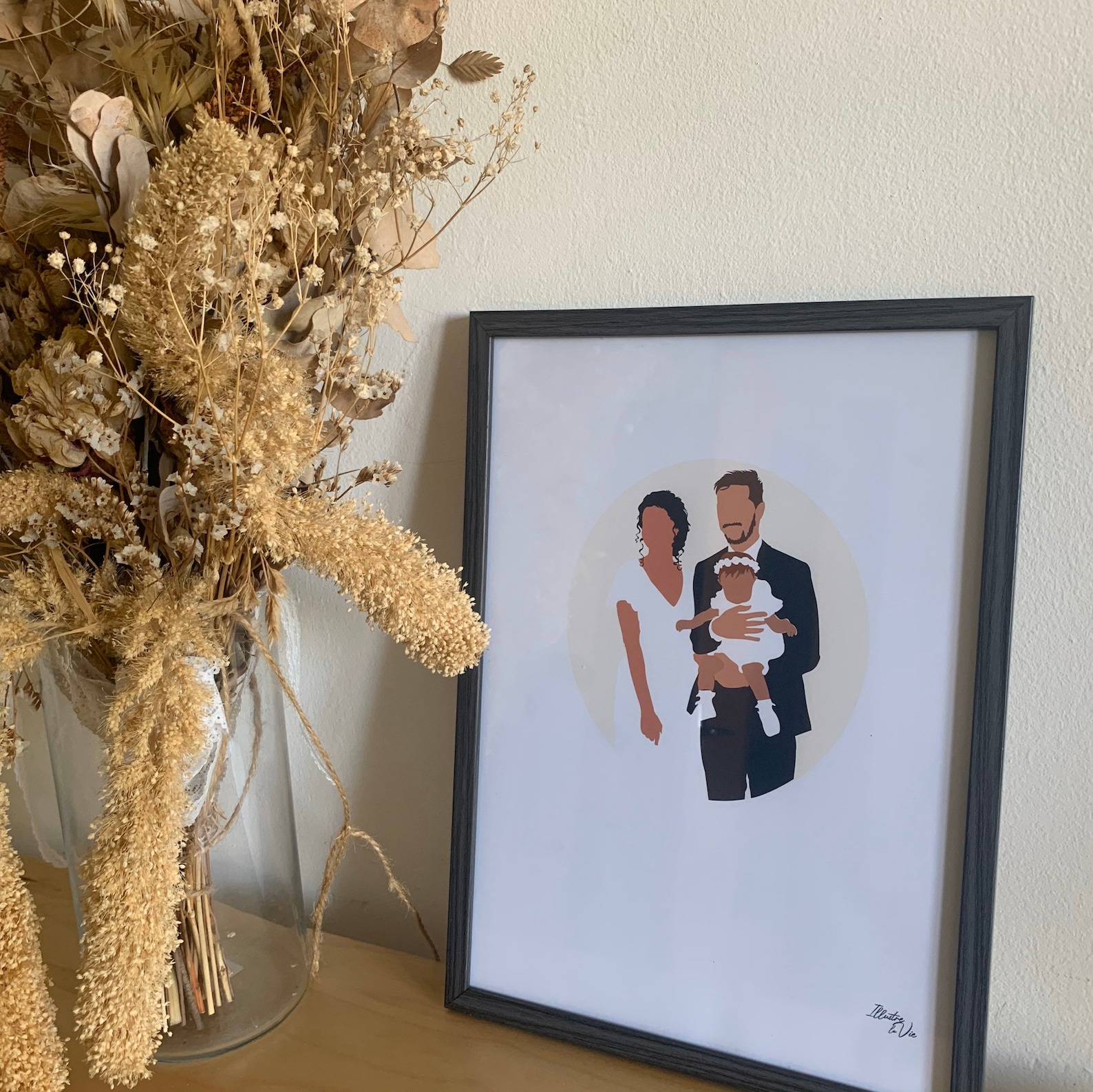 Personalisierte Illustrationen zum Einrahmen, Illustration