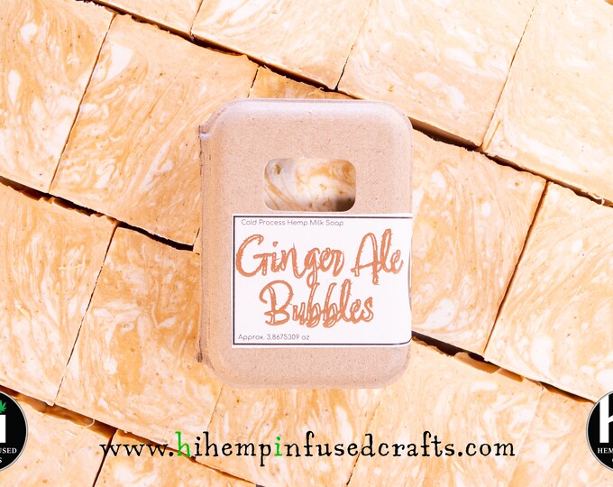 Ginger Ale Bubbles Hemp Milk Soap